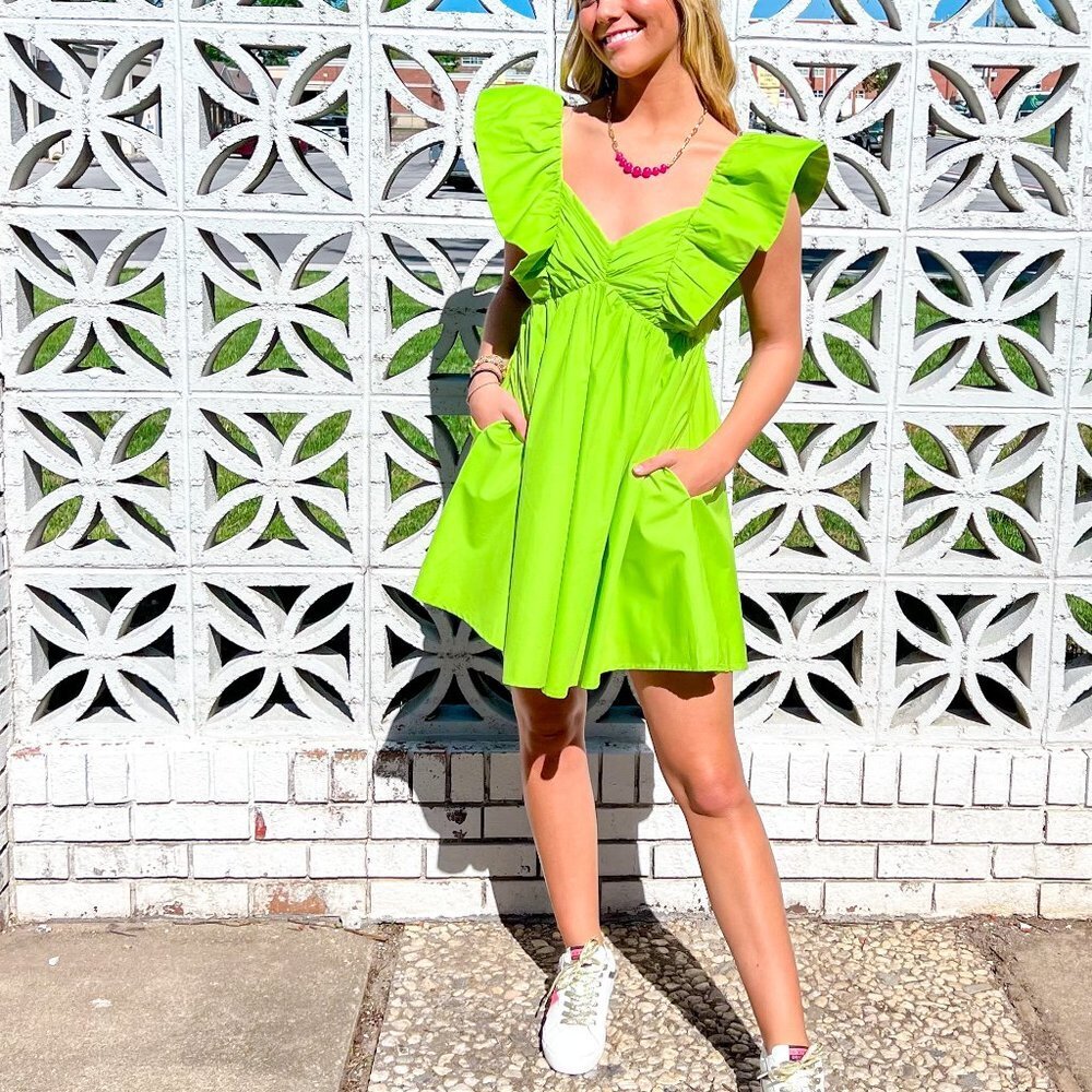 A Twist of Lime Dress - Picture 2 of 8